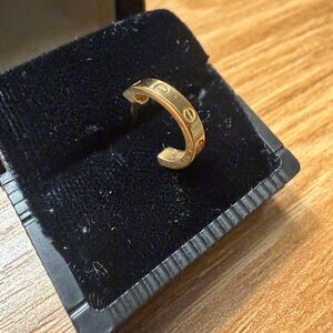 Cartier 18KT Love hoop earring- small